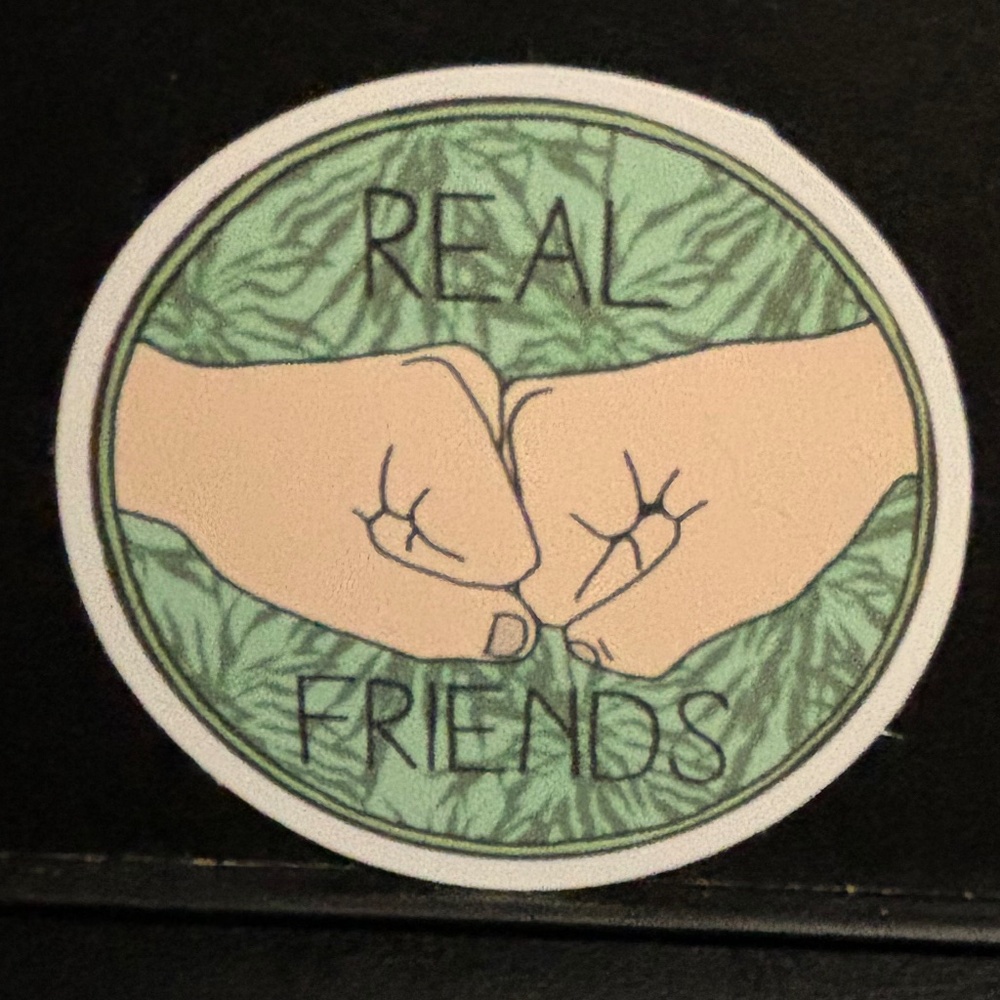 REAL FRIENDS, FRIENDSHIP STICKER